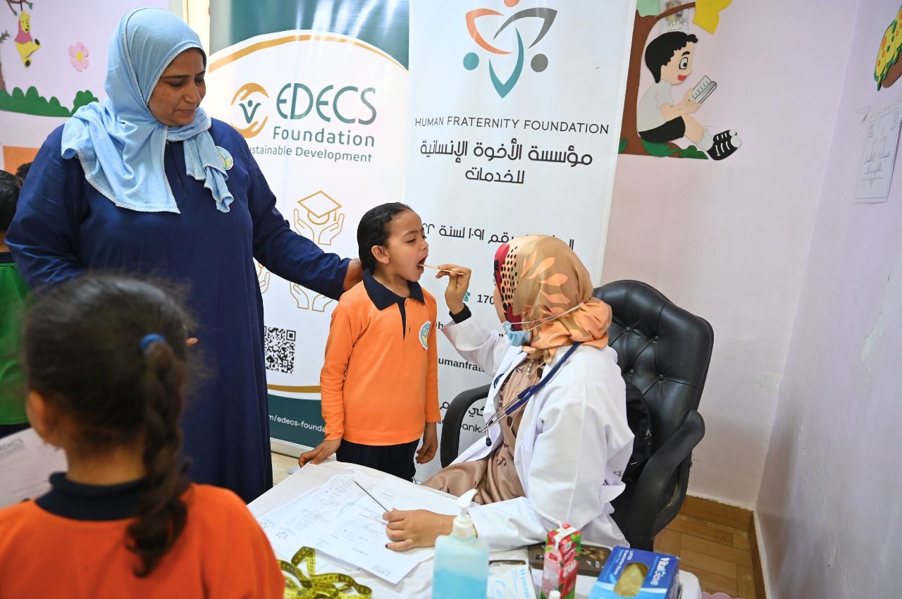 EDECS Foundation Organizes Medical Convoy for Children in Cairo