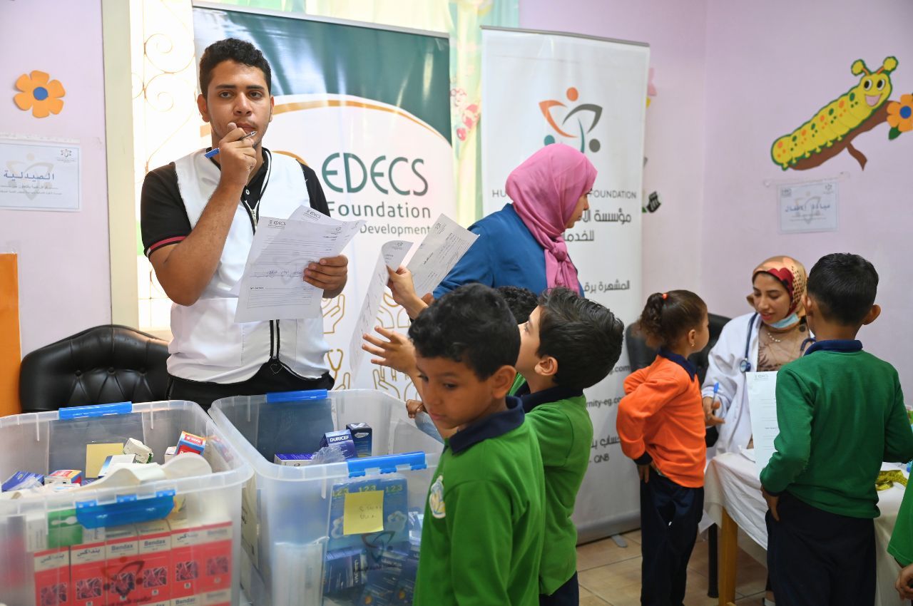 EDECS Foundation Organizes Medical Convoy for Children in Cairo