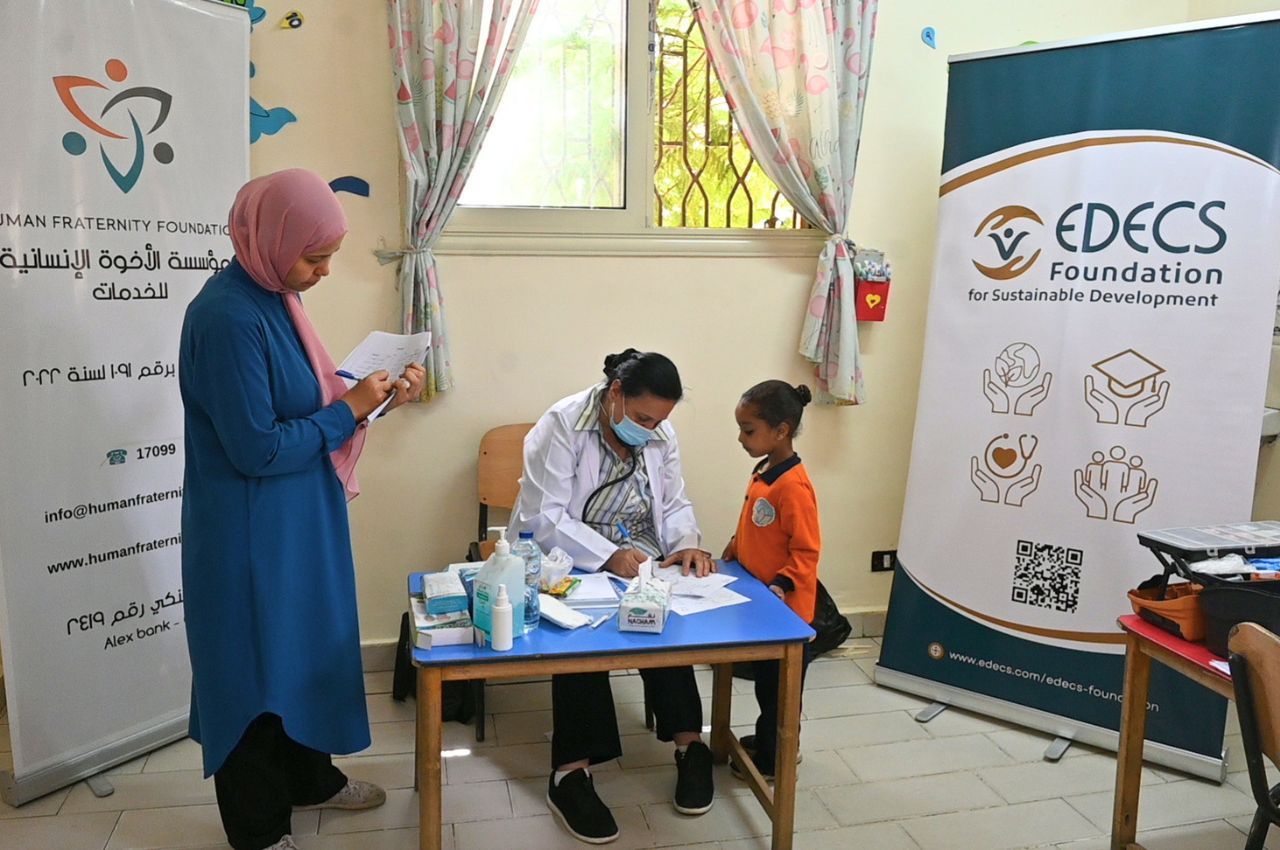 EDECS Foundation Organizes Medical Convoy for Children in Cairo