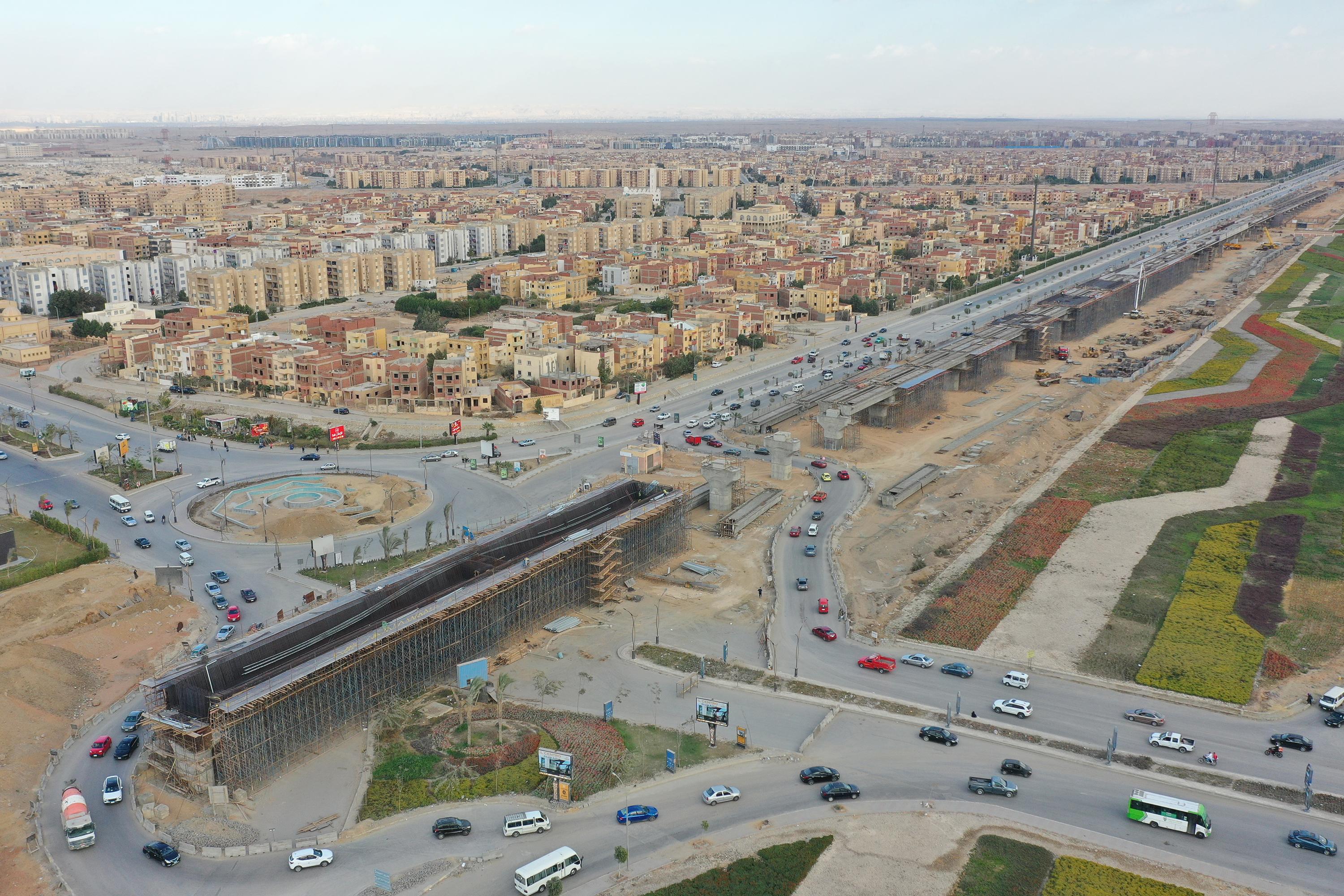 High-Speed Rail Viaduct Hadayek October – Giza
