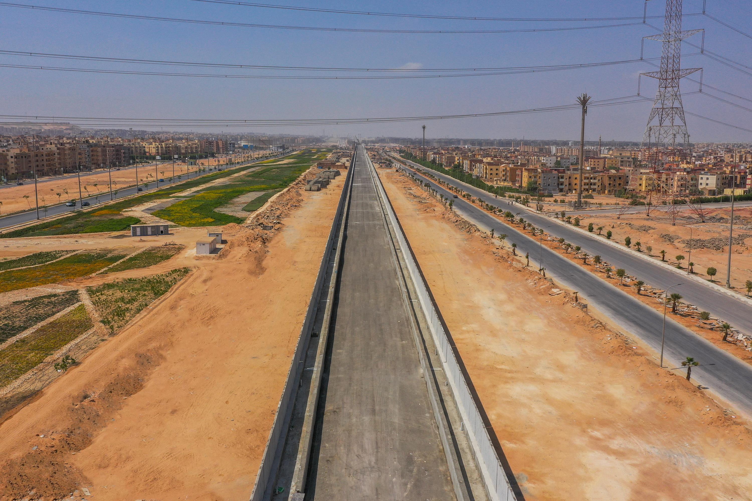 High-Speed Rail Viaduct Hadayek October – Giza