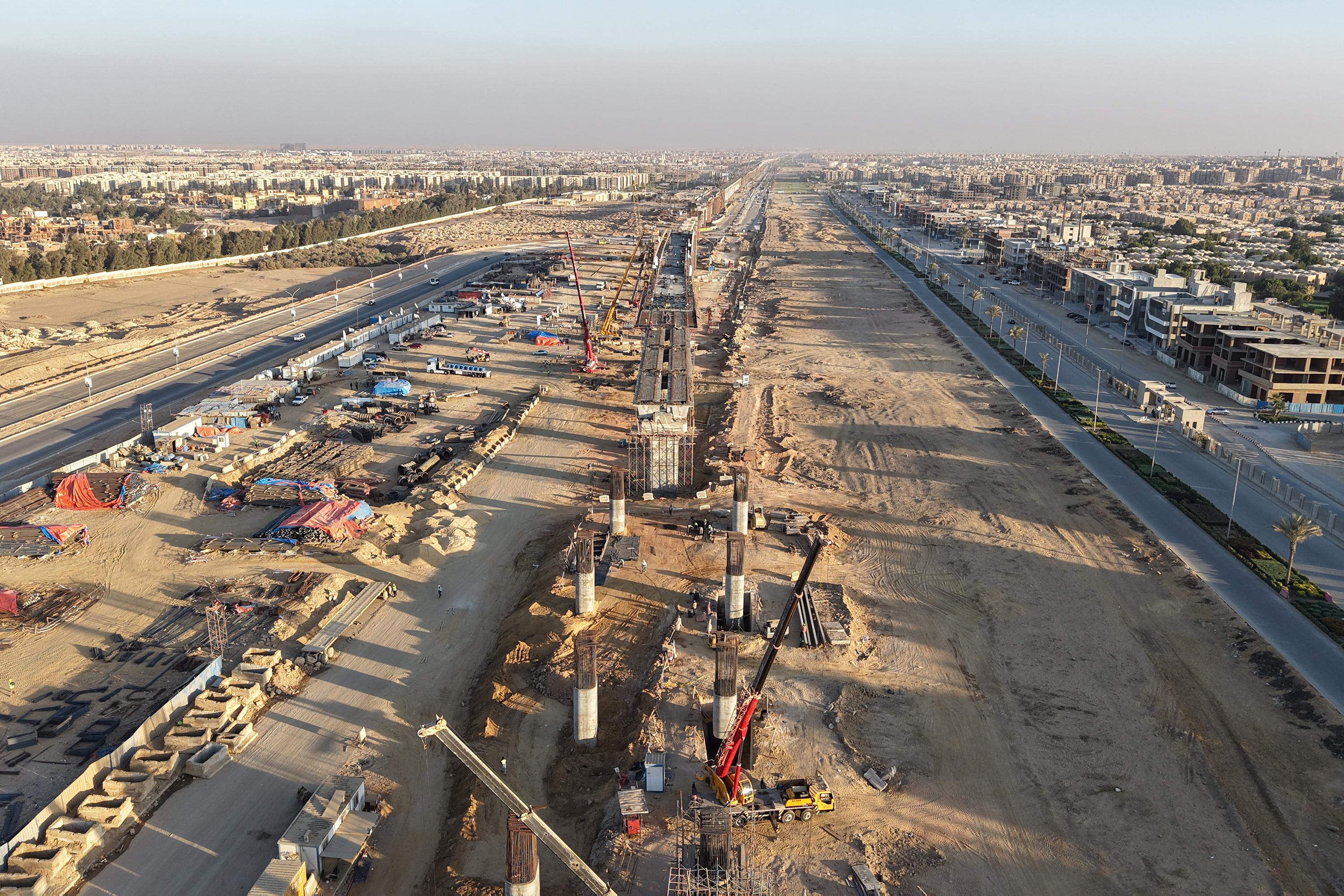 High-Speed Rail Viaduct - Nile Sat Road