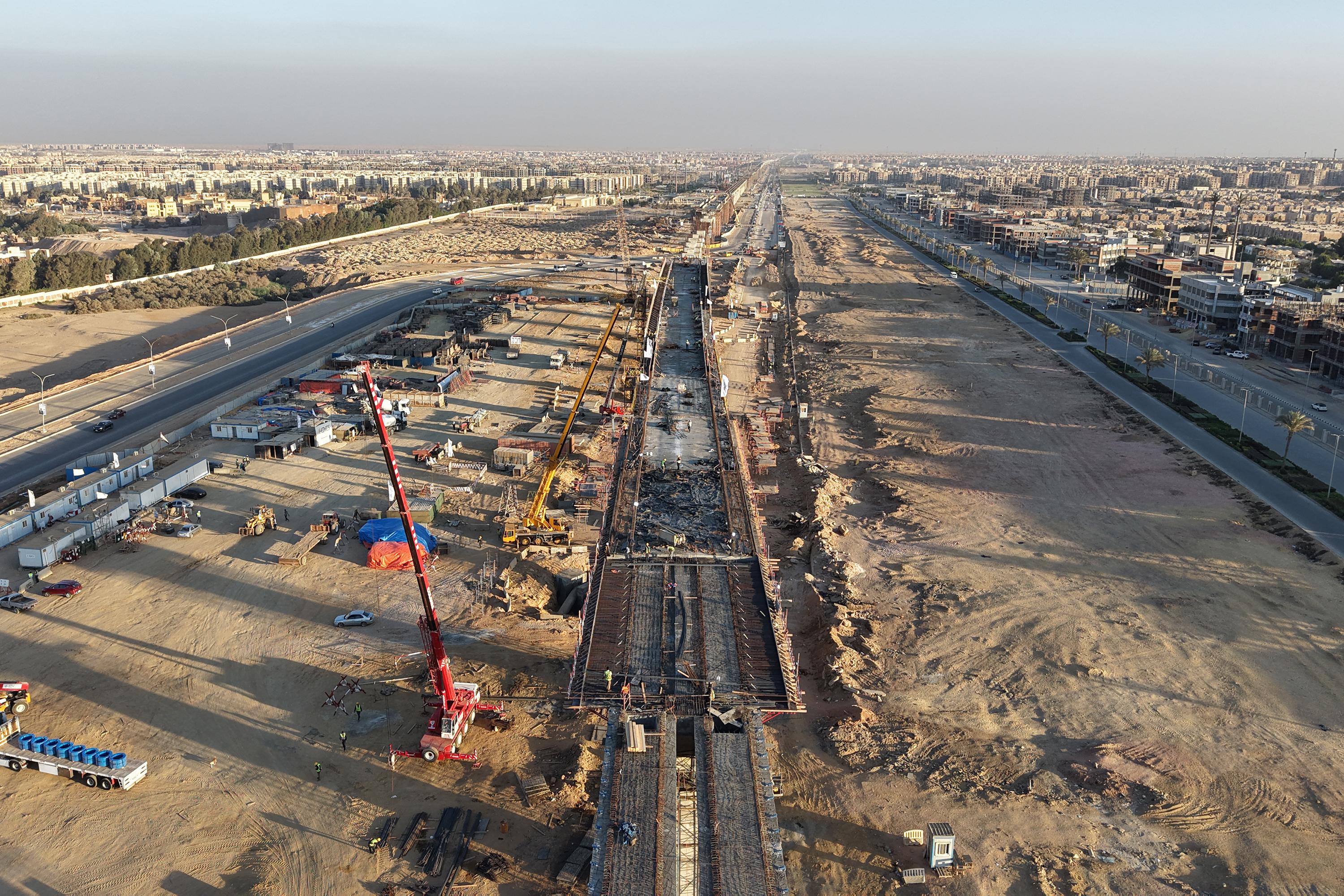 High-Speed Rail Viaduct - Nile Sat Road