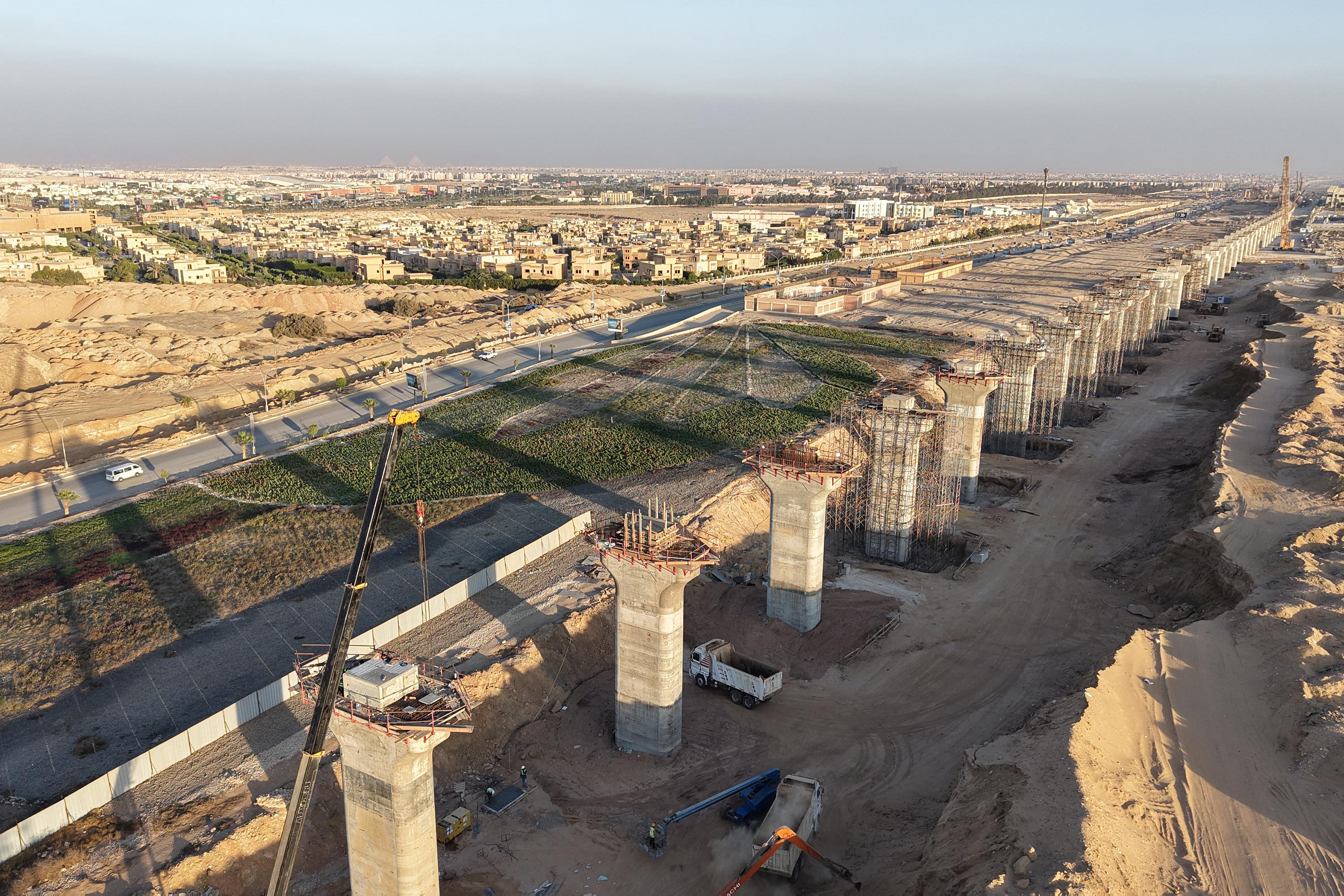 High-Speed Rail Viaduct - Nile Sat Road
