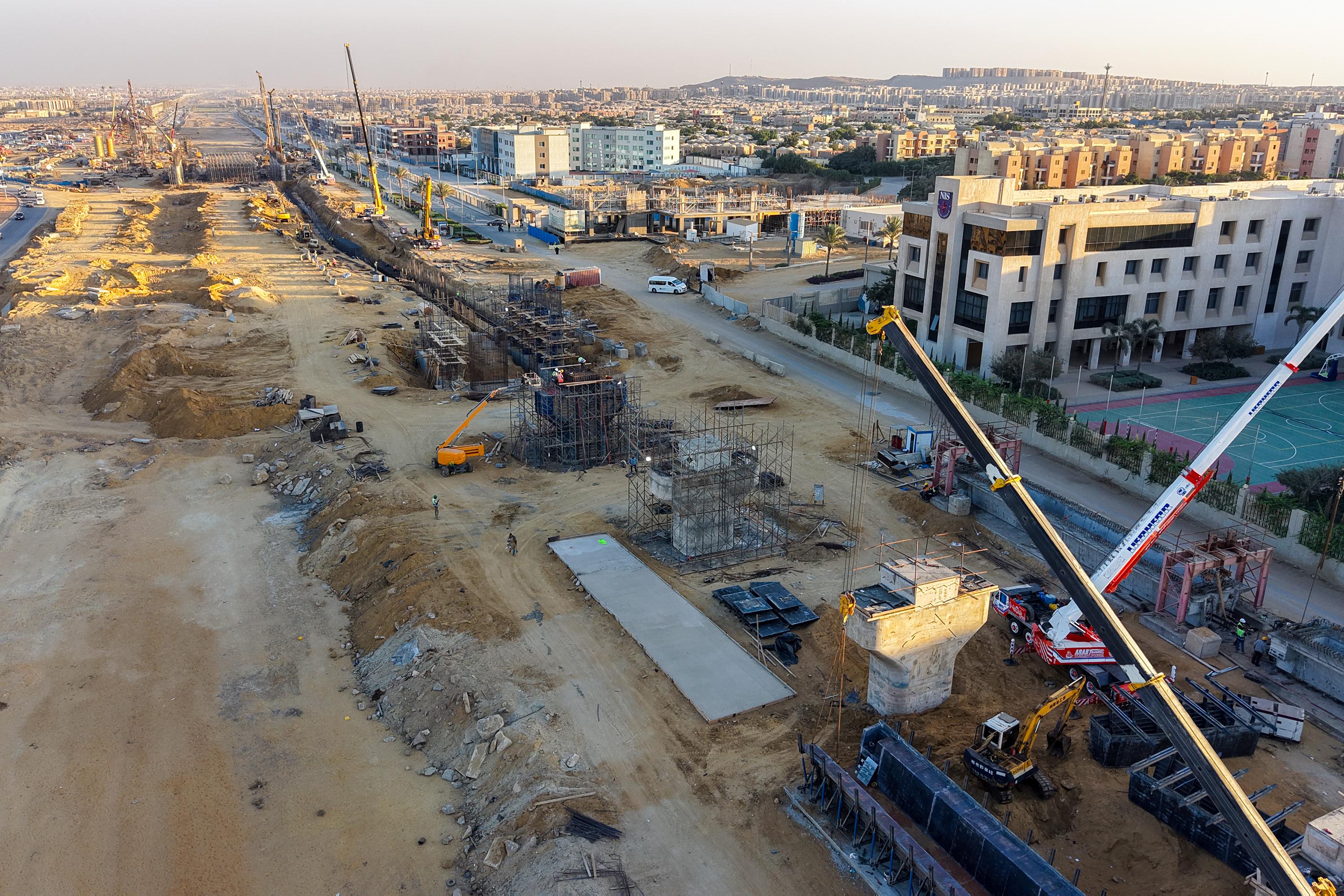 High-Speed Rail Viaduct - Nile Sat Road