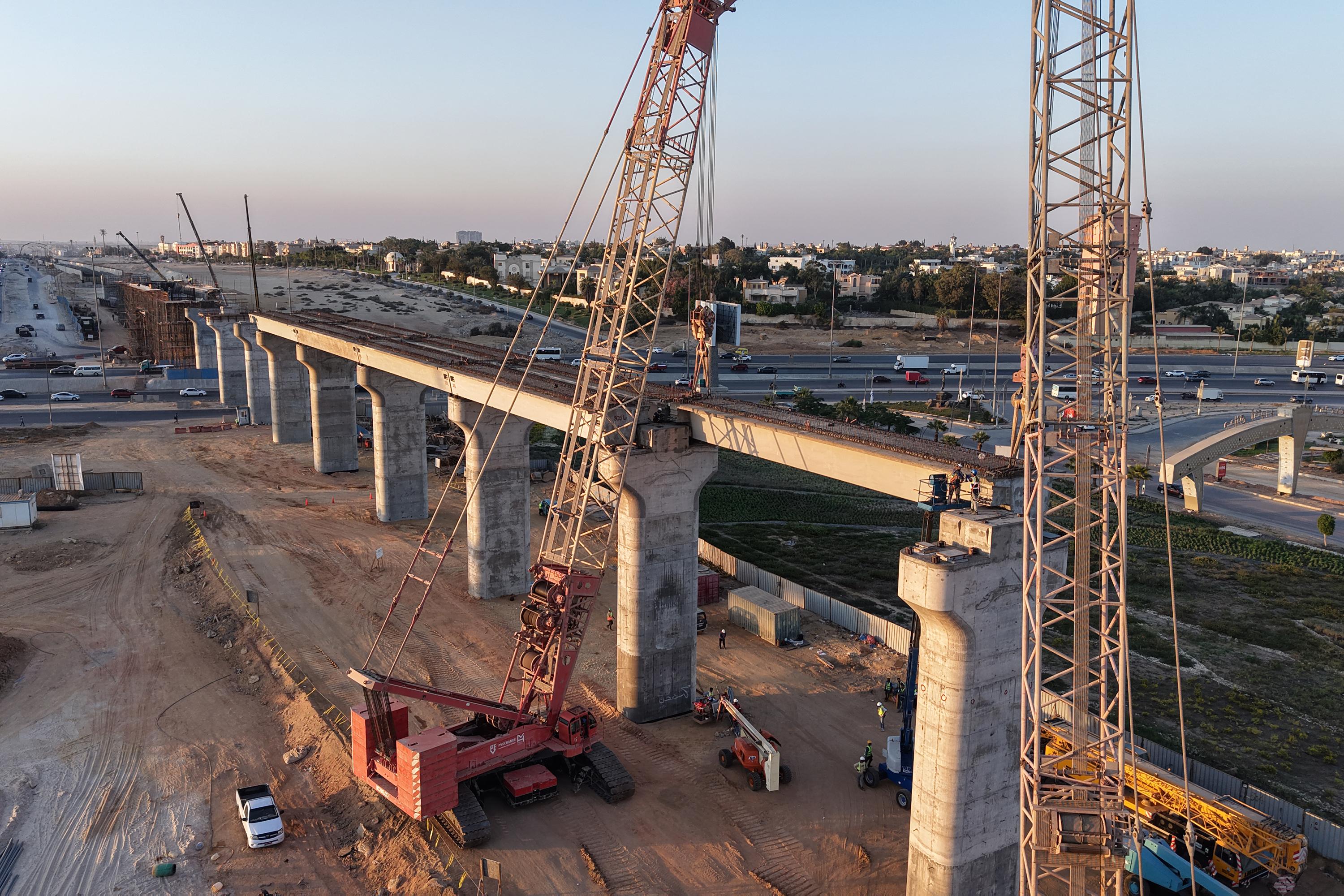 High-Speed Rail Viaduct - Nile Sat Road