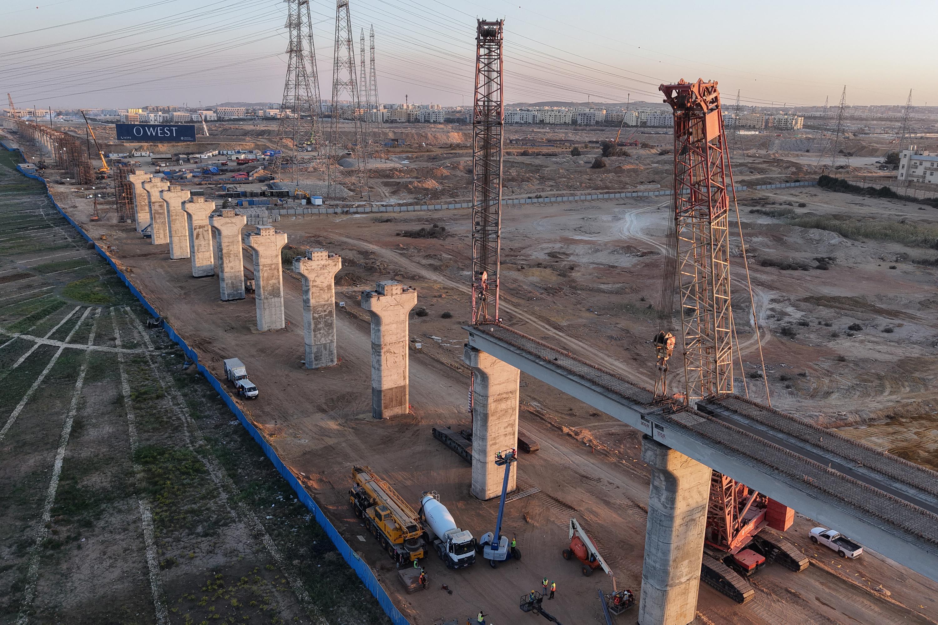 High-Speed Rail Viaduct - Nile Sat Road