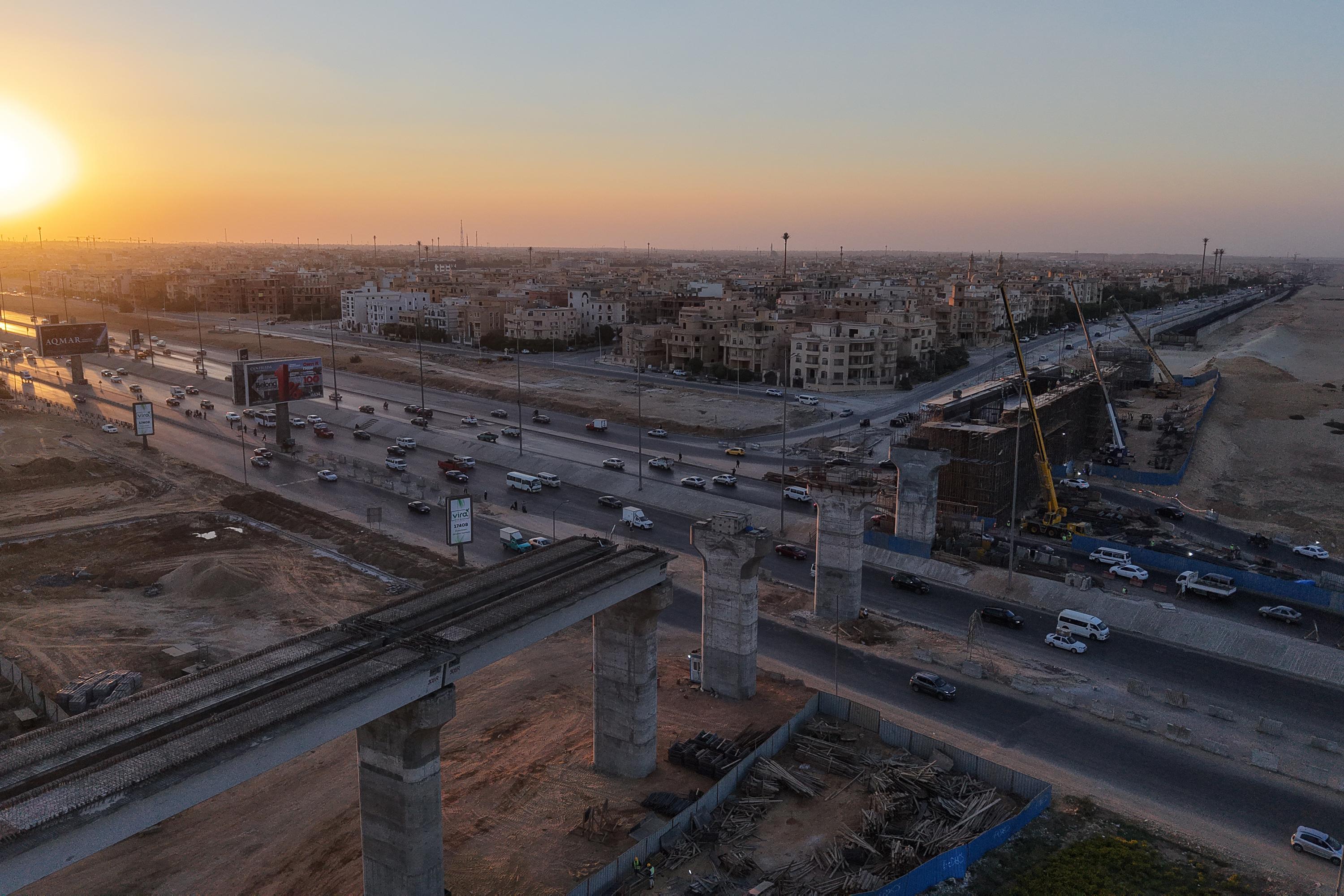 High-Speed Rail Viaduct - Nile Sat Road