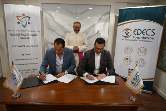 EDECS Foundation Signs Cooperation Protocol with Human Fraternity Foundation