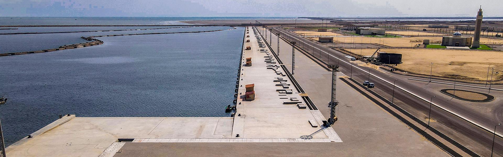 Construction of Eastern Quay Wall in East Port Said