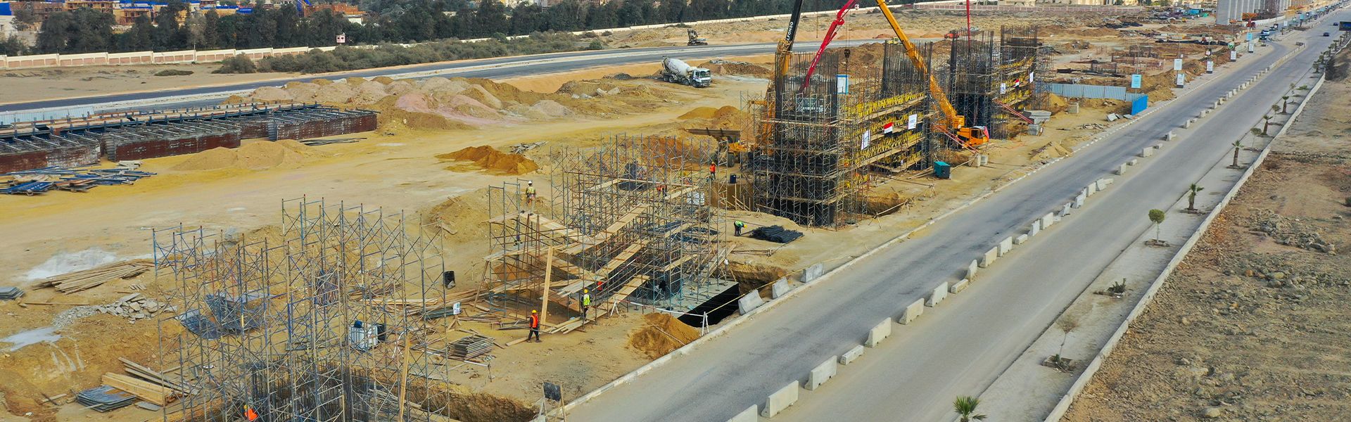 High-Speed Rail Viaduct - Nile Sat Road