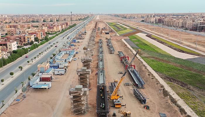 High-Speed Rail Viaduct Hadayek October – Giza
