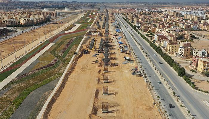 High-Speed Rail Viaduct Hadayek October – Giza