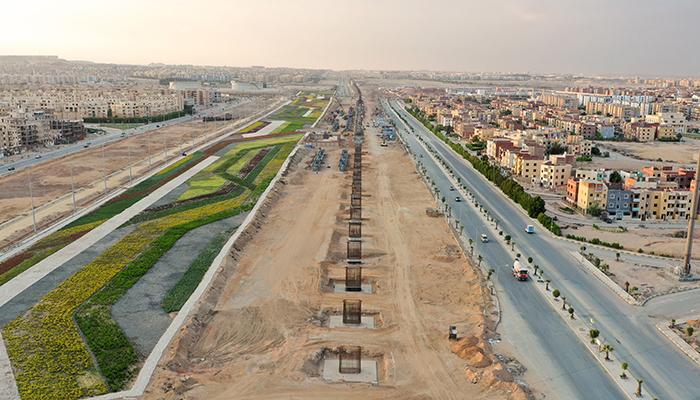 High-Speed Rail Viaduct Hadayek October – Giza
