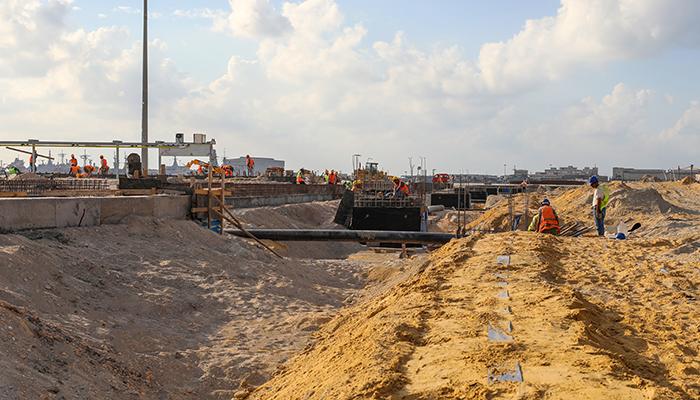 Infrastructure Works: Berths 55/62 Tahya Masr multi-purpose Terminal Alexandria