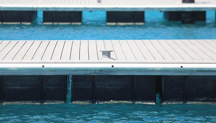 Construction of Marassi Marina Prefabricated Aluminium Pontoons