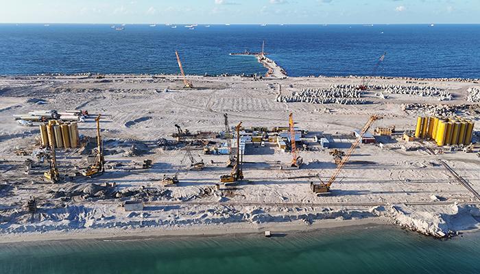 Construction of multi-purpose Terminal at Al-Dekheila Seaport, Berth 100 (Quay Wall)