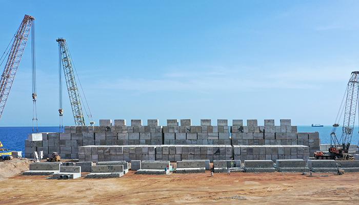 Construction of multi-purpose Terminal at Safaga Seaport (Quay Wall)