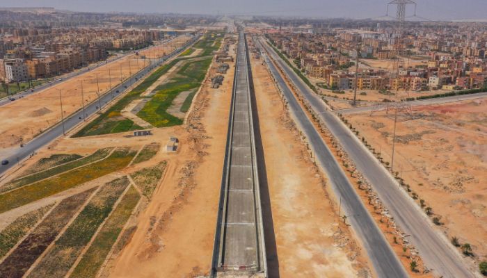 High-Speed Rail Viaduct Hadayek October – Giza