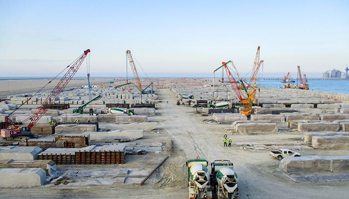 Construction of Two Berths (9 & 10) at Ras Al-Khair Seaport (Design & Build Contract)
