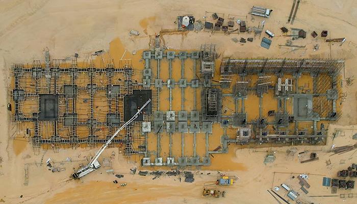 Construction of Administrative and Auxiliary Buildings of Sokhna Port