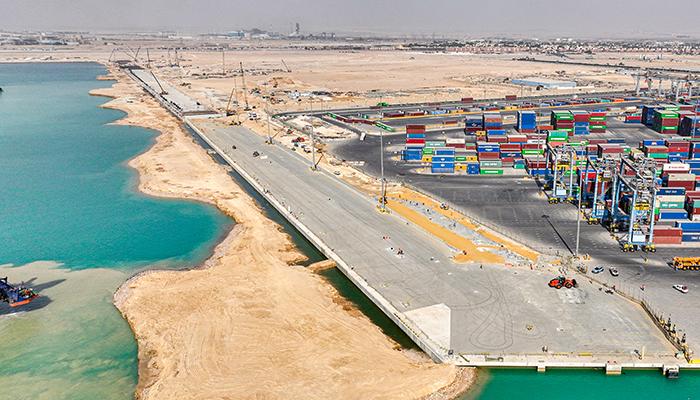 Western Edge Retaining Wall 480m for Basin 2, Al Sokhna Seaport