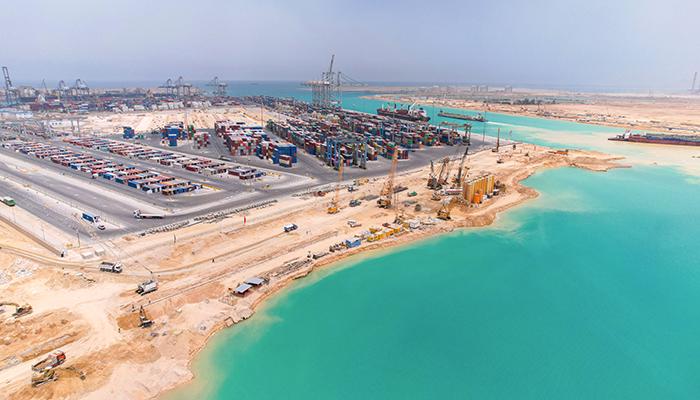 Western Edge Retaining Wall 480m for Basin 2, Al Sokhna Seaport