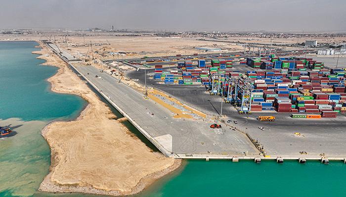 Western Edge Retaining Wall 480m for Basin 2, Al Sokhna Seaport